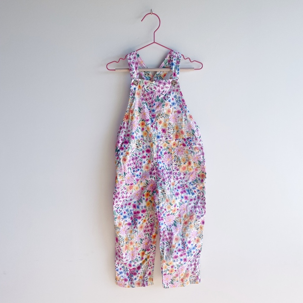 H&M x Angela McKay Floral Overalls